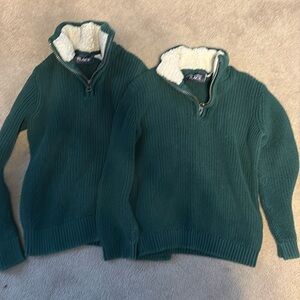 Boys matching sweaters - sizes 5/6 & 5T